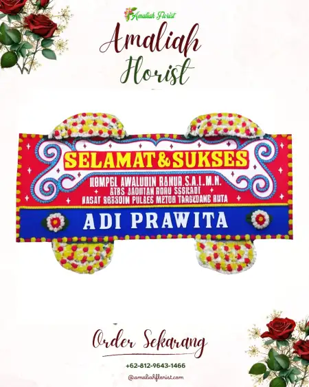 Papan Bunga Ucapan Selamat Galuga