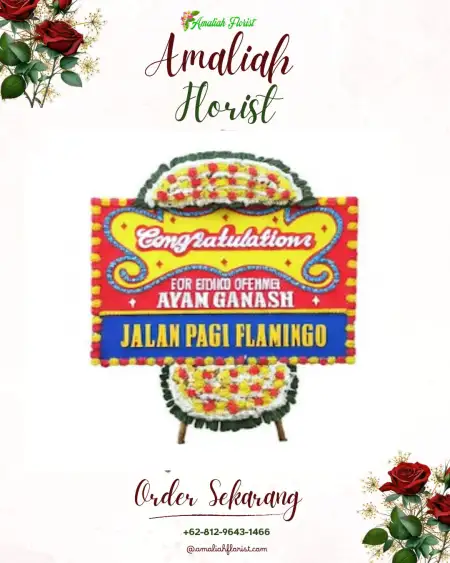 Sewa Papan Bunga Galuga